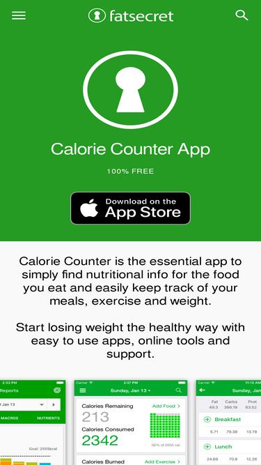 fatsecret.com